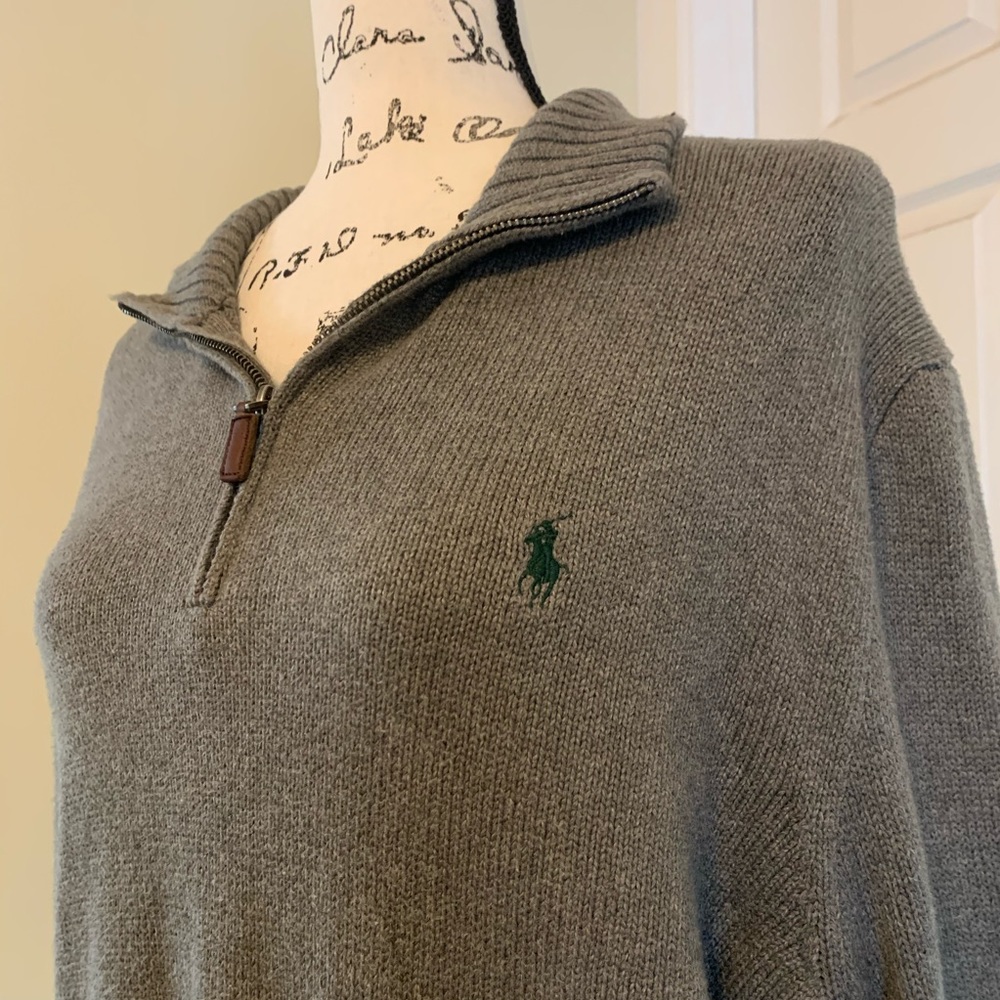 Men’s Medium Ralph Lauren Quarter Zip Sweater